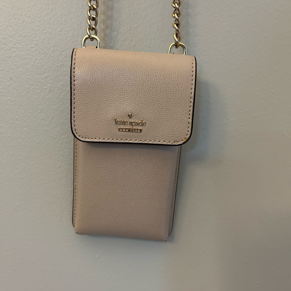 Kate Spade Beige Crossbody Phone Bag